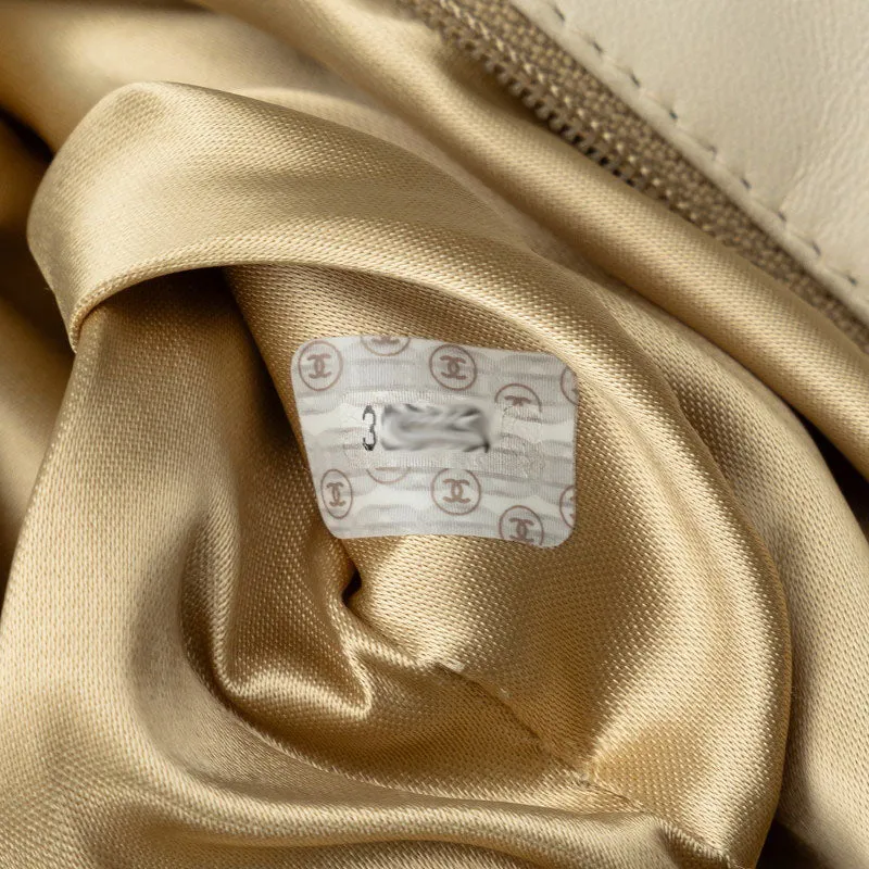Chanel Decamatrace trip Cocomark Chain Shoulder Bag Pink White Cotton Lady CHANEL [More]