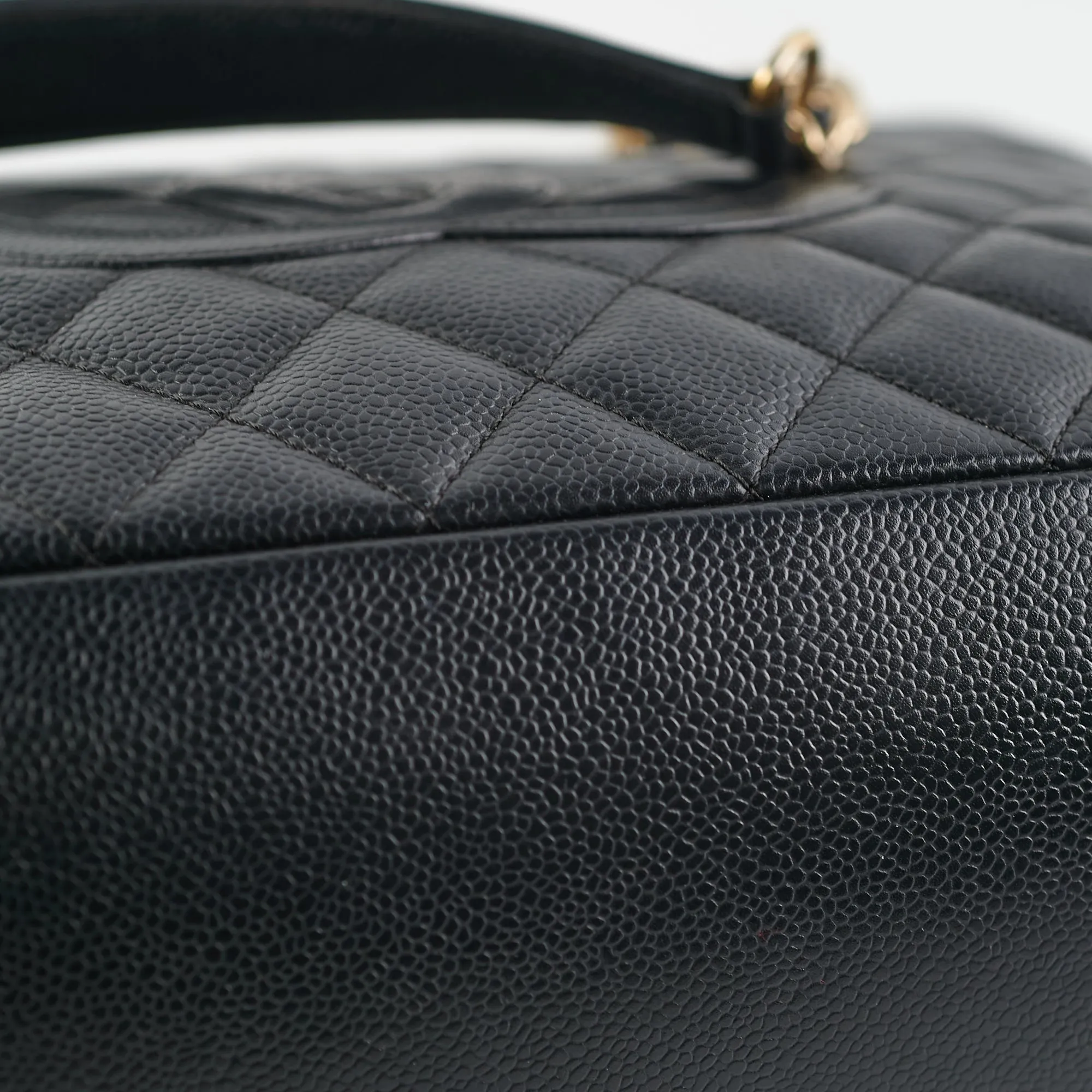 Chanel Grand Shopping Tote GST Black Caviar GHW Shoulder Bag