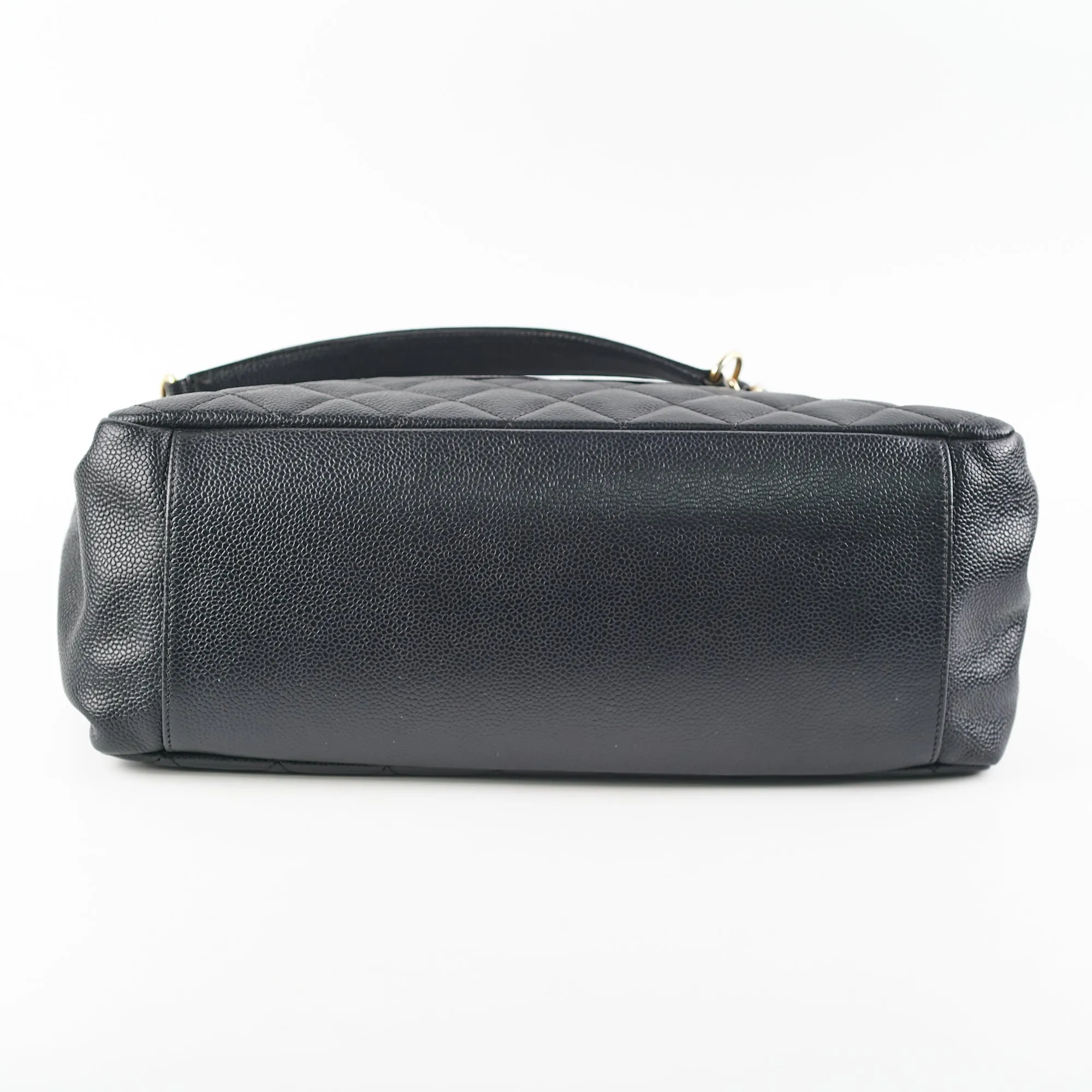 Chanel Grand Shopping Tote GST Black Caviar GHW Shoulder Bag