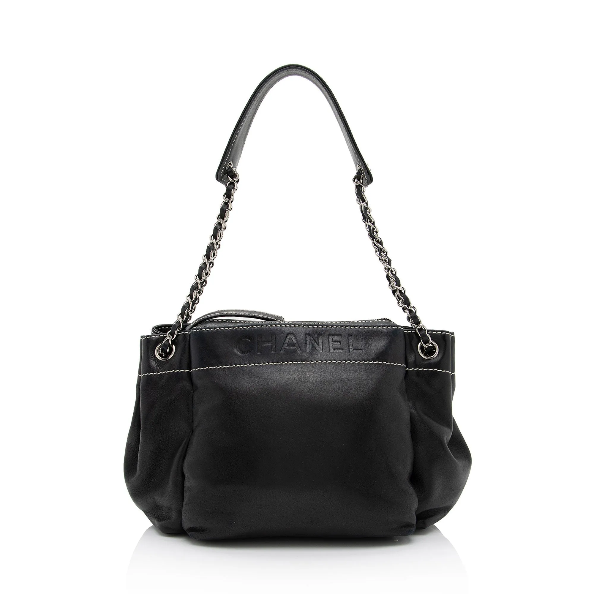 Chanel Lambskin LAX Accordion Shoulder Bag (SHF-WhynN4)