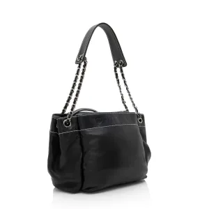 Chanel Lambskin LAX Accordion Shoulder Bag (SHF-WhynN4)