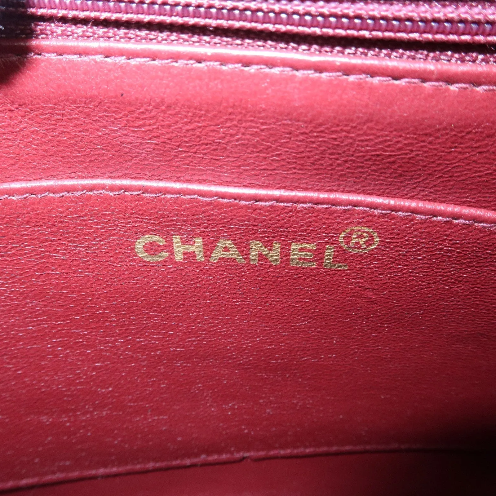 CHANEL Matelasse Lamb Skin Bijoux Chain Shoulder Bag Black
