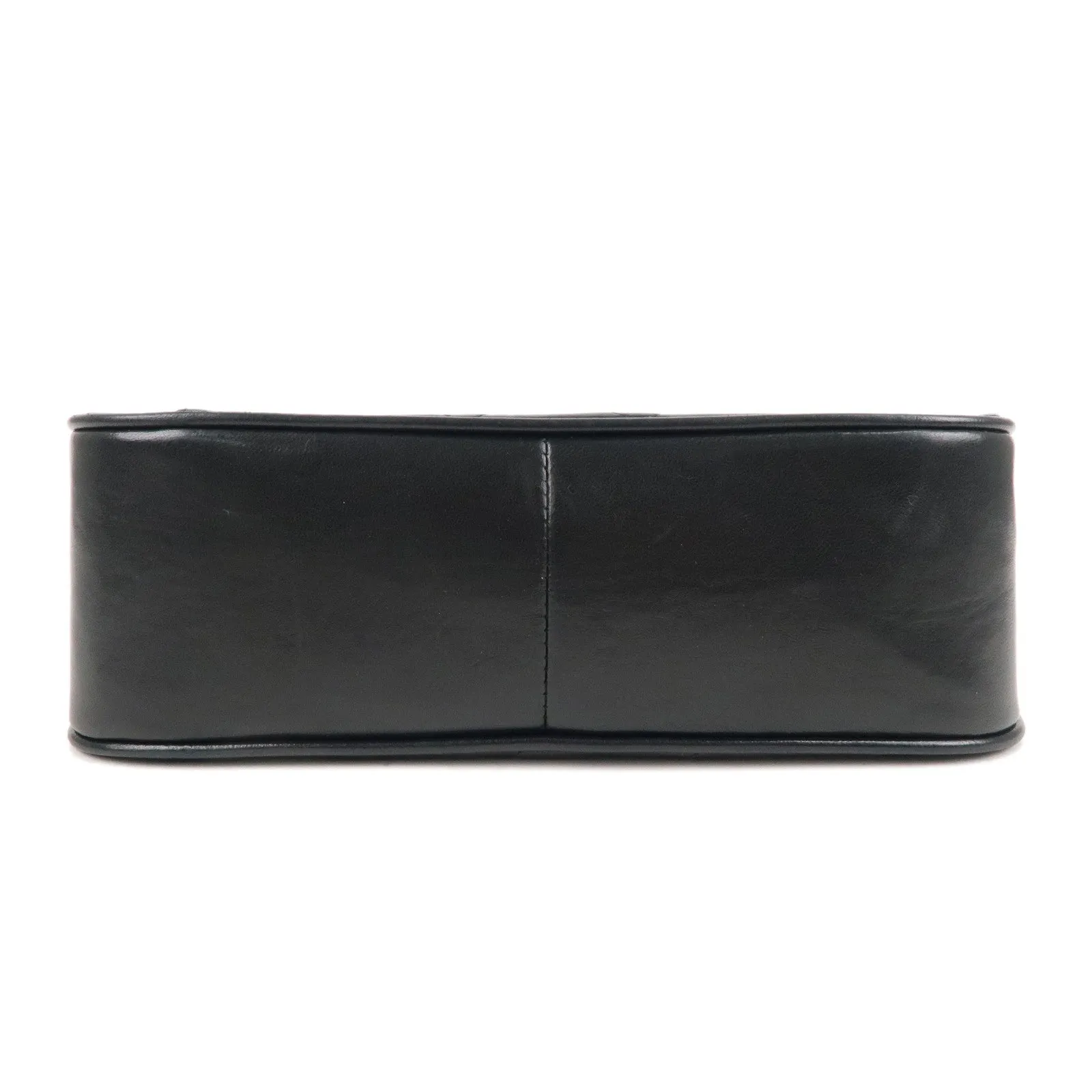 CHANEL Matelasse Lamb Skin Bijoux Chain Shoulder Bag Black