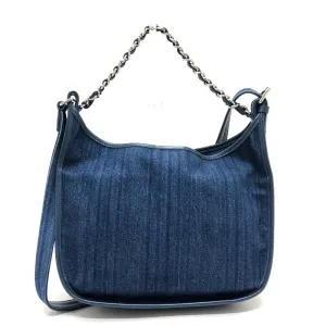 CHANEL Shoulder Bag A57641 denim blue Matrasse COCO Mark Women Used