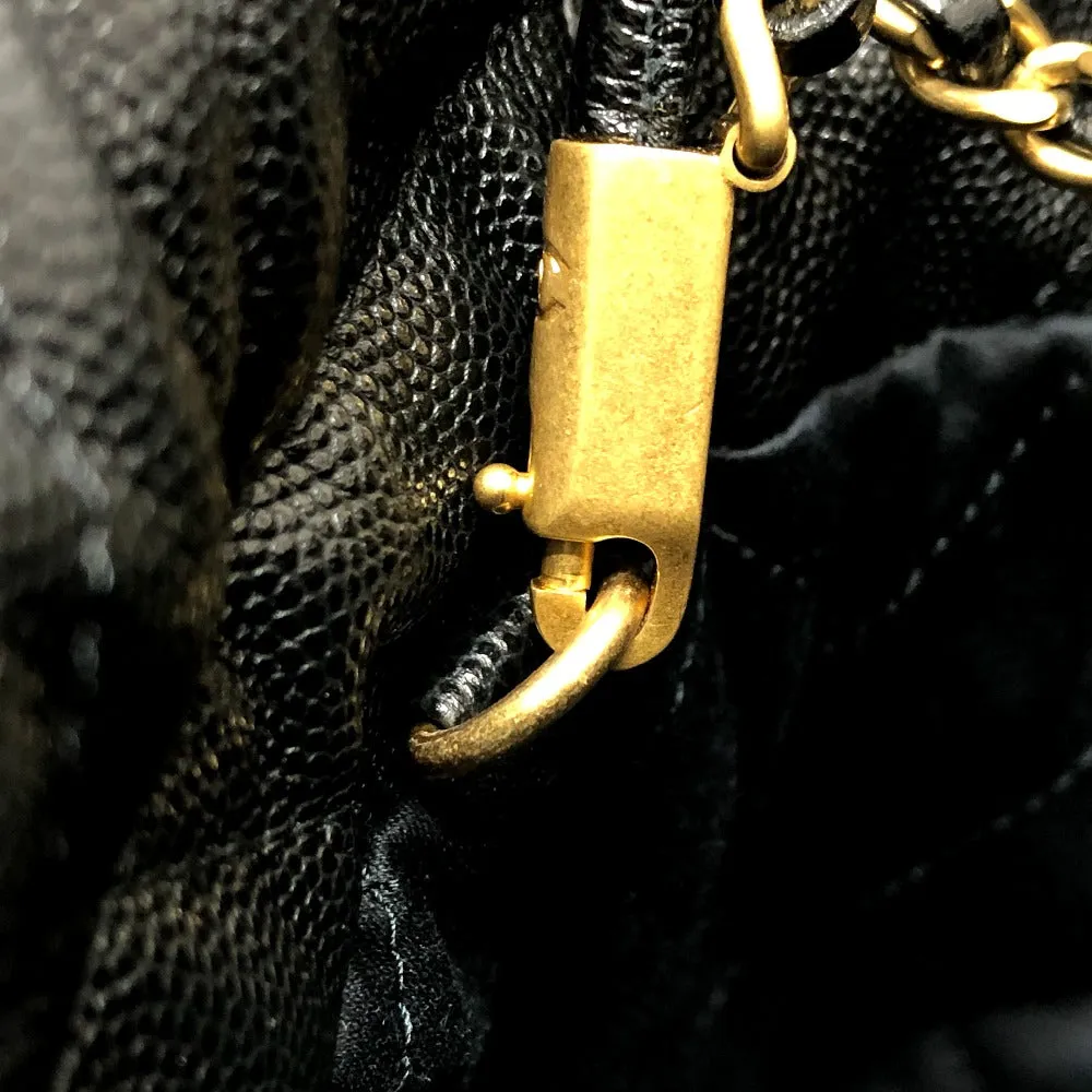 CHANEL Shoulder Bag AS3980 Caviar skin black Matrasse Chanel 22 So Black Women Used