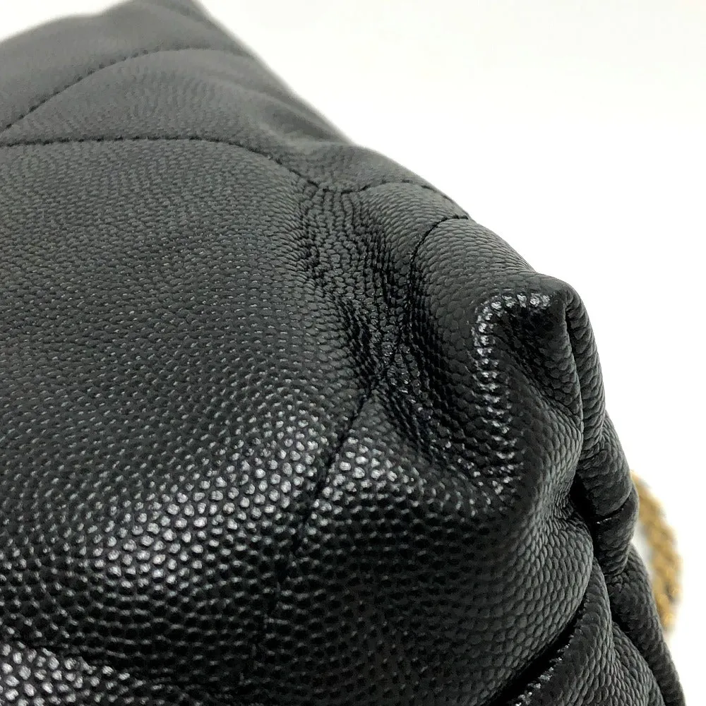 CHANEL Shoulder Bag AS3980 Caviar skin black Matrasse Chanel 22 So Black Women Used
