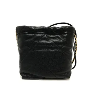 CHANEL Shoulder Bag AS3980 Caviar skin black Matrasse Chanel 22 So Black Women Used