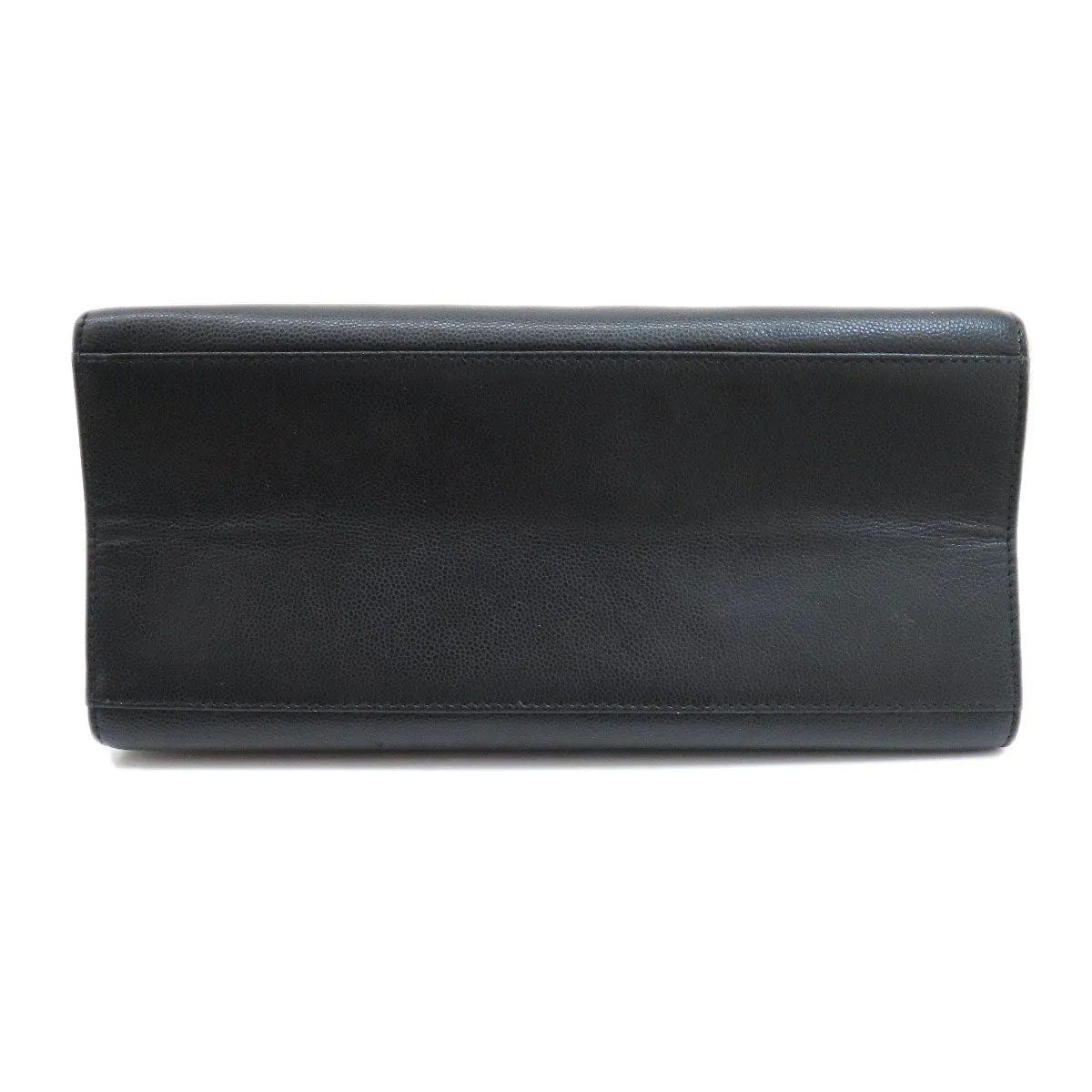 CHANEL Shoulder Bag Caviar skin black
