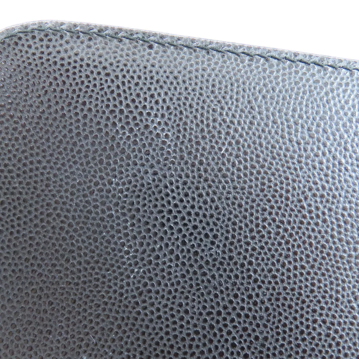 CHANEL Shoulder Bag Caviar skin black