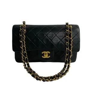 CHANEL Shoulder Bag lambskin black COCO Mark Matelasse Double Flap 23 Women Used