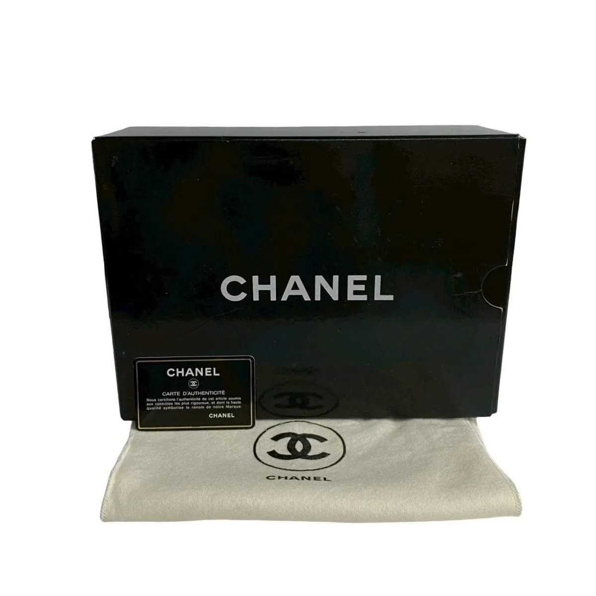 CHANEL Shoulder Bag lambskin black Matrasse