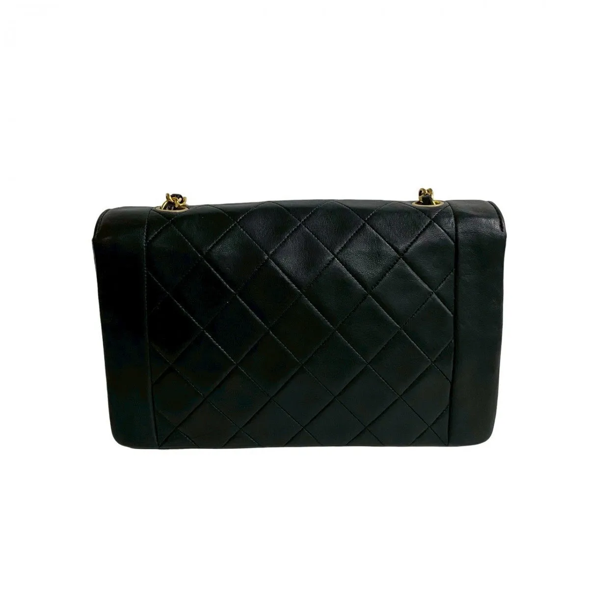CHANEL Shoulder Bag lambskin black Matrasse