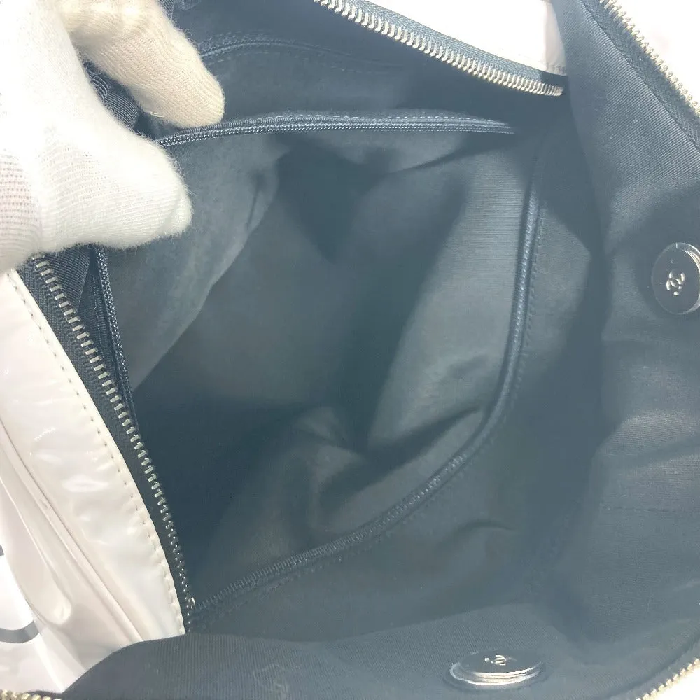 CHANEL Shoulder Bag PVC white LA PAUSA La Pausa CC COCO Mark logo Women Used