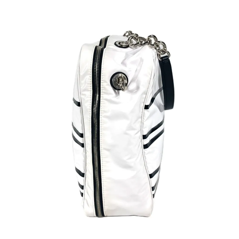 CHANEL Shoulder Bag PVC white LA PAUSA La Pausa CC COCO Mark logo Women Used