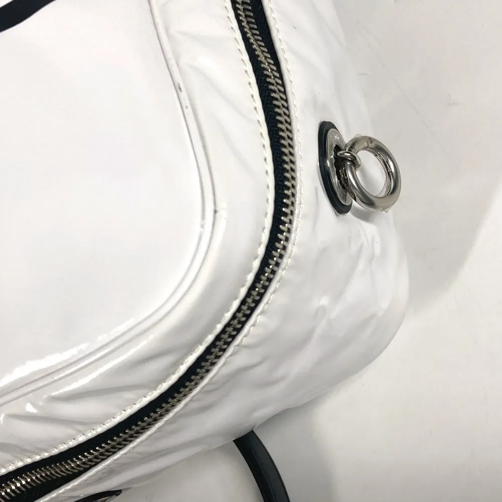 CHANEL Shoulder Bag PVC white LA PAUSA La Pausa CC COCO Mark logo Women Used