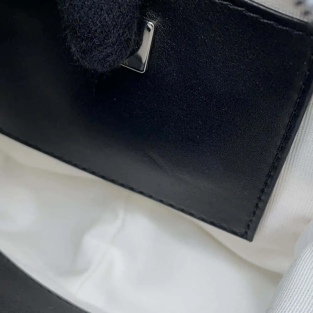 CHANEL Star ChainShoulder Bag White AS4579 Satin