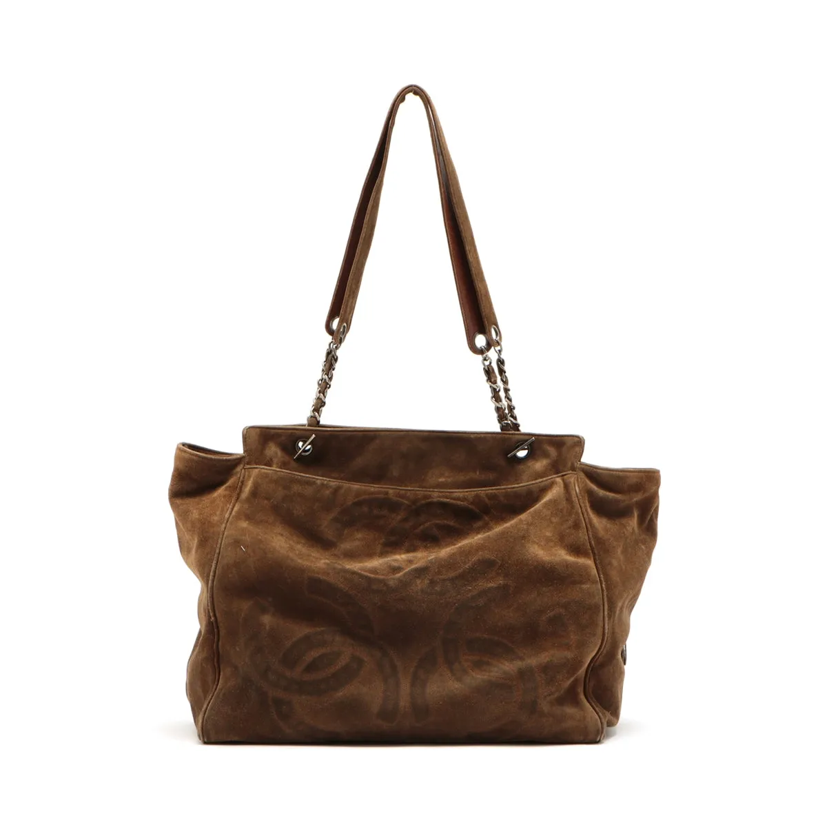 Chanel Triple Coconut Shoulder Bag Brown Silver Gold  2nd