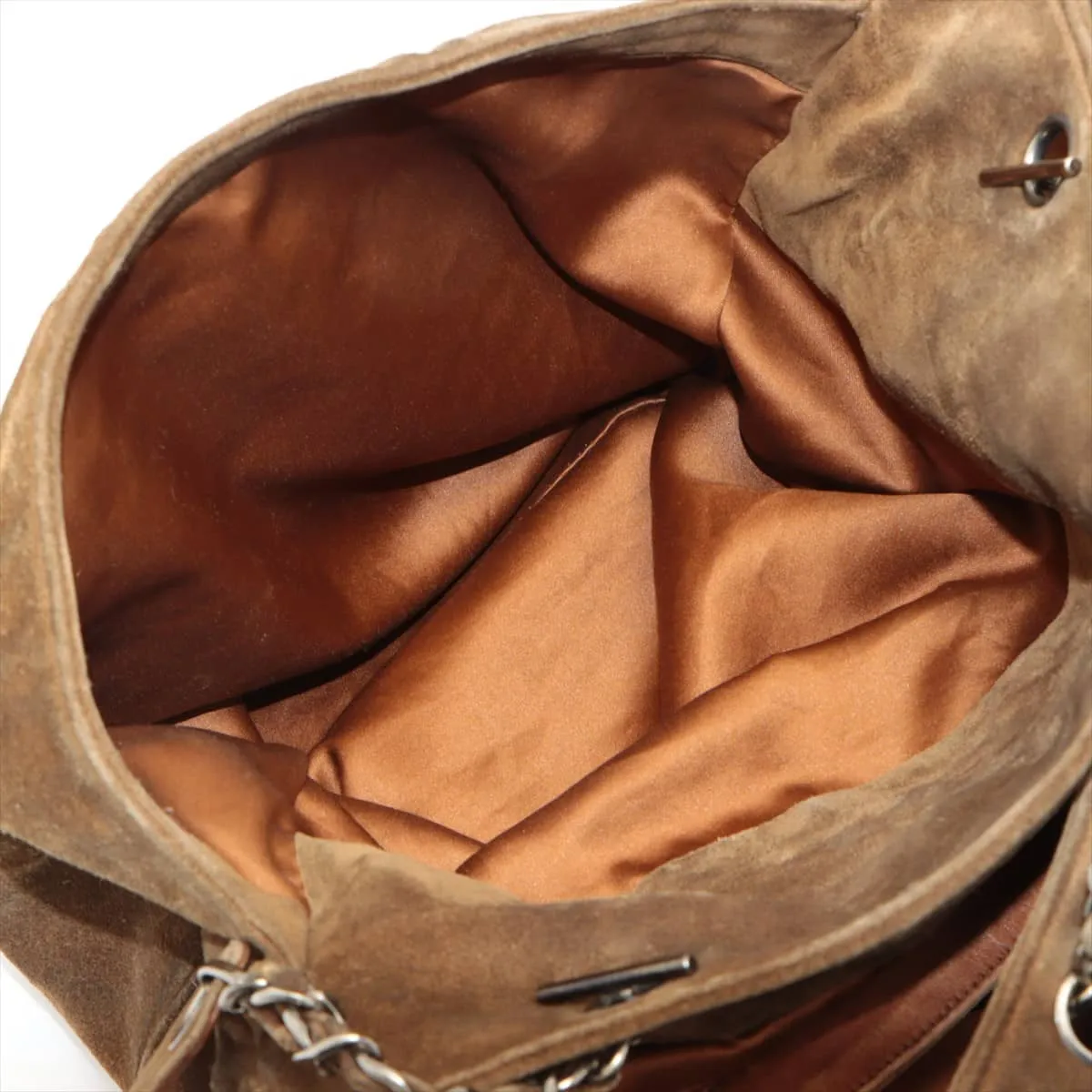 Chanel Triple Coconut Shoulder Bag Brown Silver Gold  2nd
