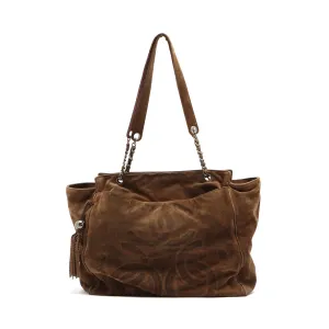 Chanel Triple Coconut Shoulder Bag Brown Silver Gold  2nd