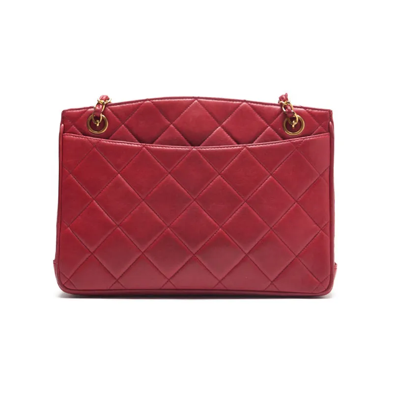 CHANEL/Chanel Matrasse Decacoco Turnlock Double Chain Shoulder  Red   Shoulder Bag  Shoulder Bag Hybrid ?? Ship?? Ladies Shoulder  Online