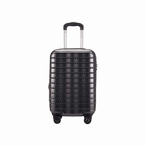 Chariot Luggage Light Weight PC ABS Spinner Suitcase 20inch TSA Lock Available Gray
