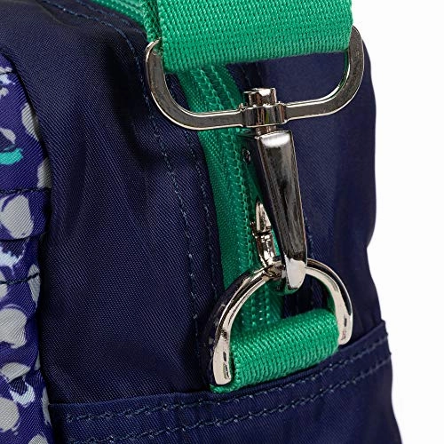 Cloe Toiletry Bag with Dotted Print in Blue Navy Color