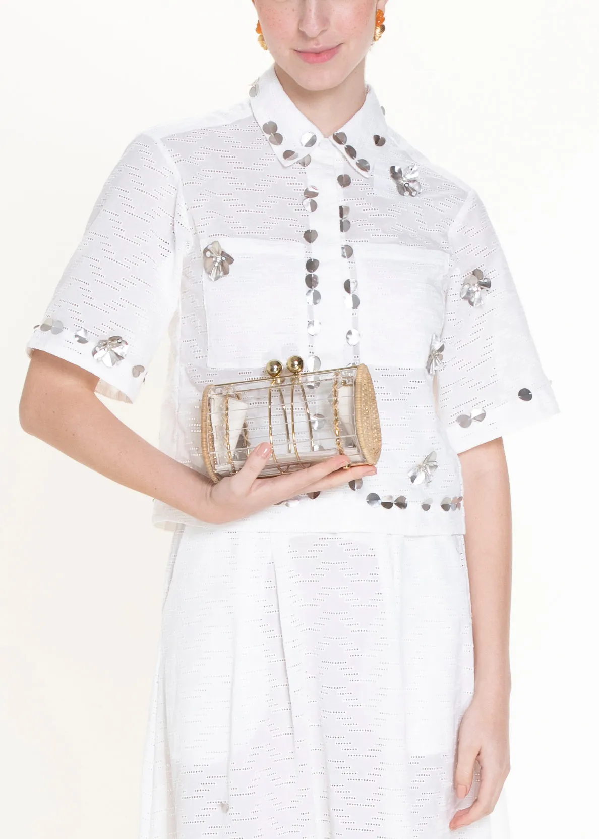 Clutch Petit Baoba Gold Crystal