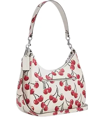 Coach Teri Hobo Bag With Cherry Print