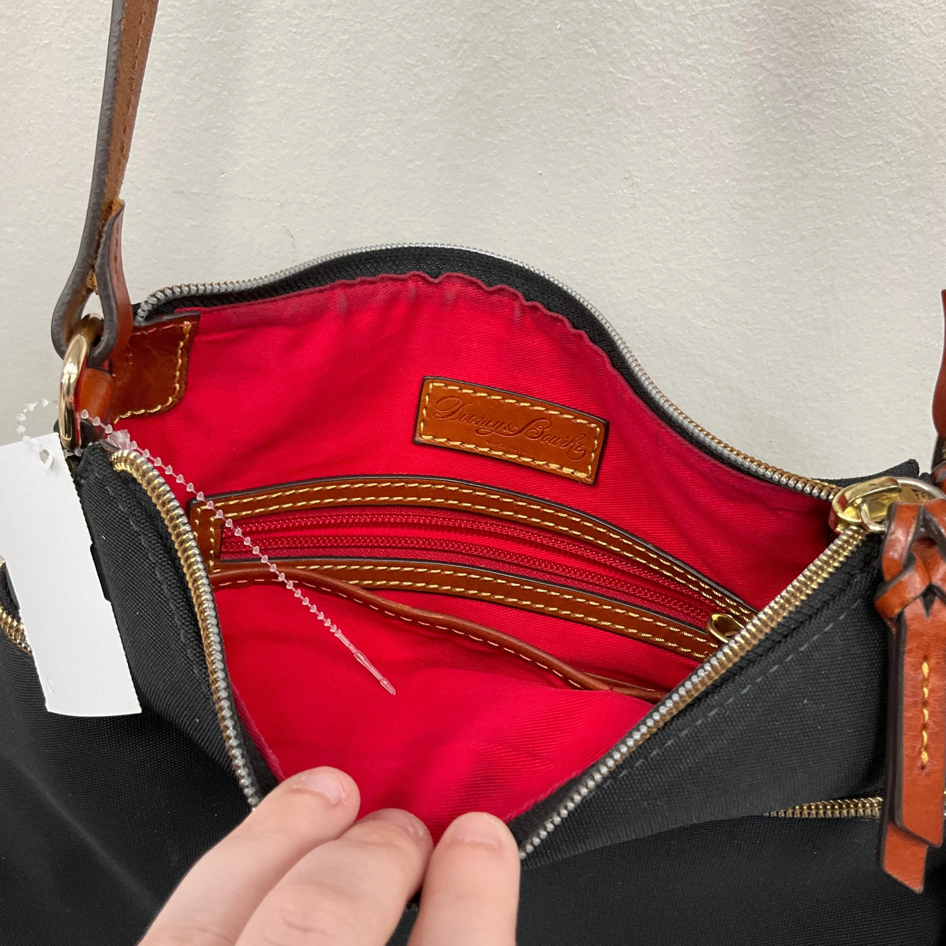 Crossbody Designer By Dooney And Bourke In Black, Size:Small