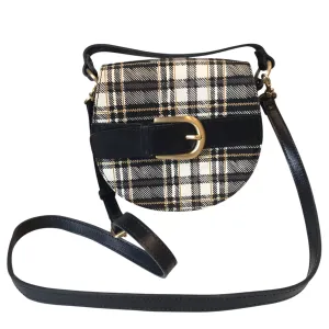 Crossbody Designer By Patricia Nash In Plaid Pattern, Size:Small