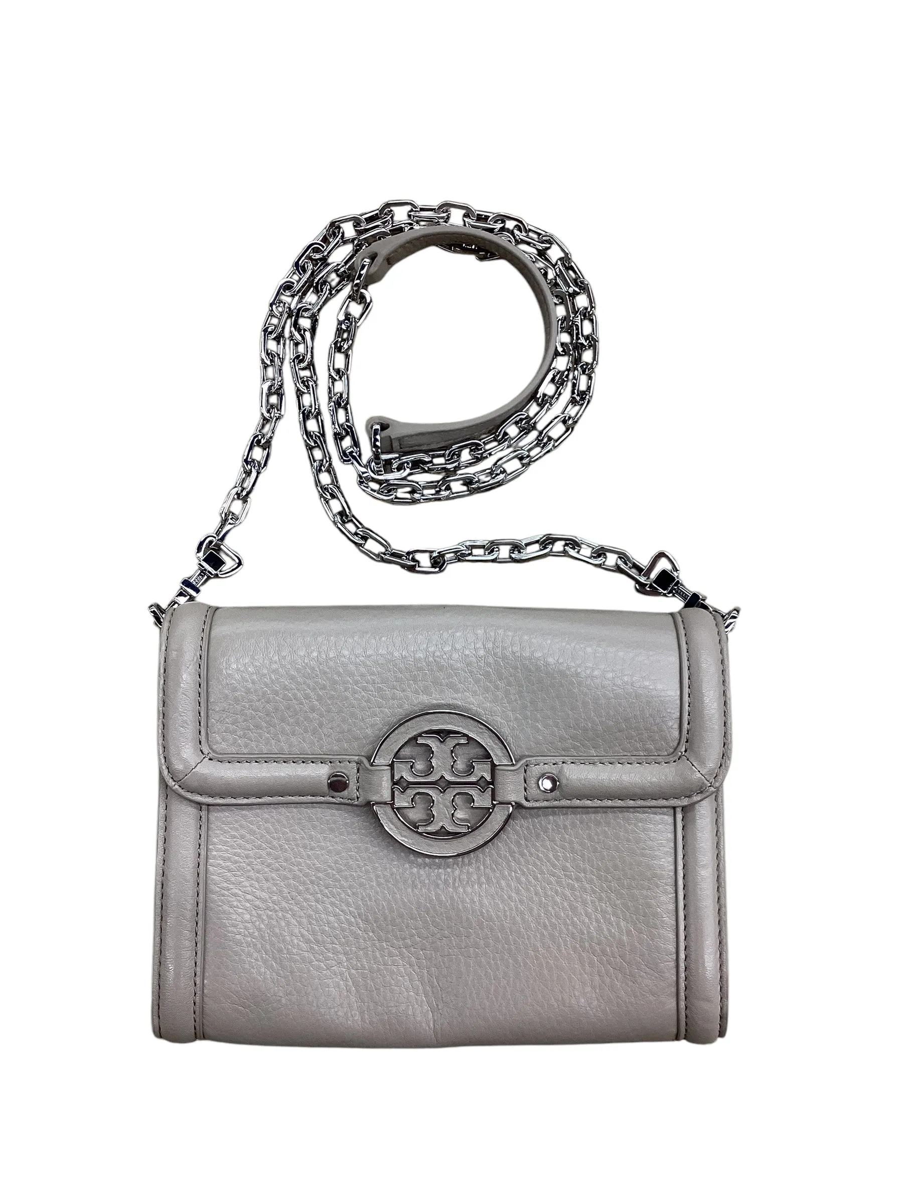 Crossbody Designer By Tory Burch In Beige, Size:Small