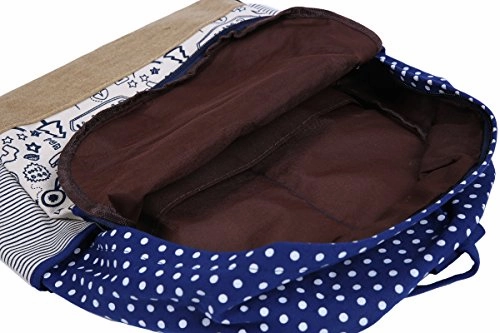 Damara Womens Polka Dot Freehand Stamp Travelling Bag,Green