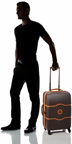 Delsey Luggage Chatelet 21 Inch Carry-On Spinner, Brown, One Size