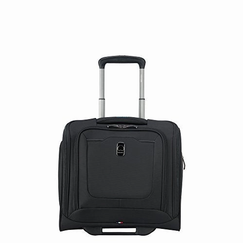 Delsey Luggage Hyperglide 2-Wheel Under-Seater, Black