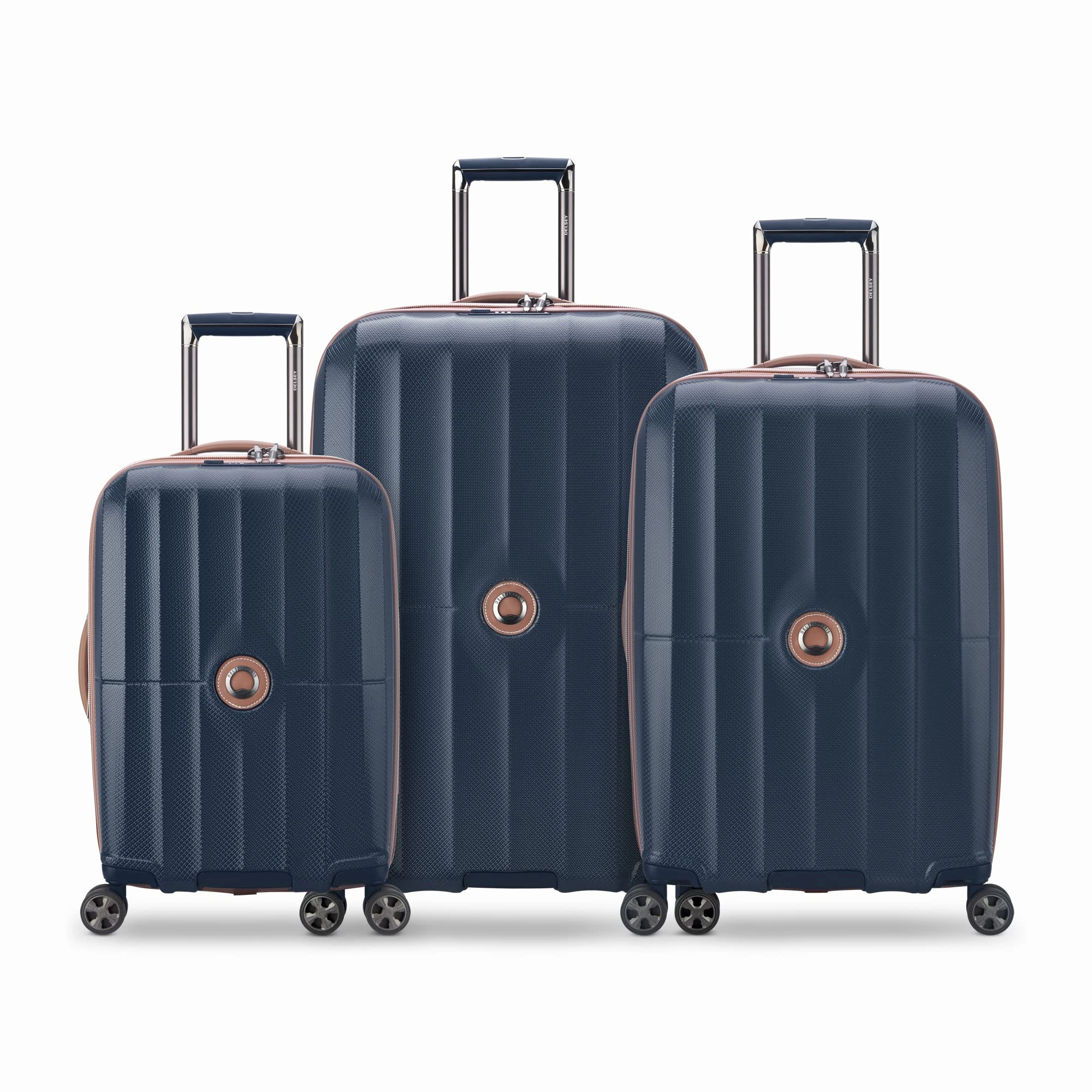 DELSEY Paris Carrousel Hardside Expandable  3-Piece Luggage Set with Spinner Wheels