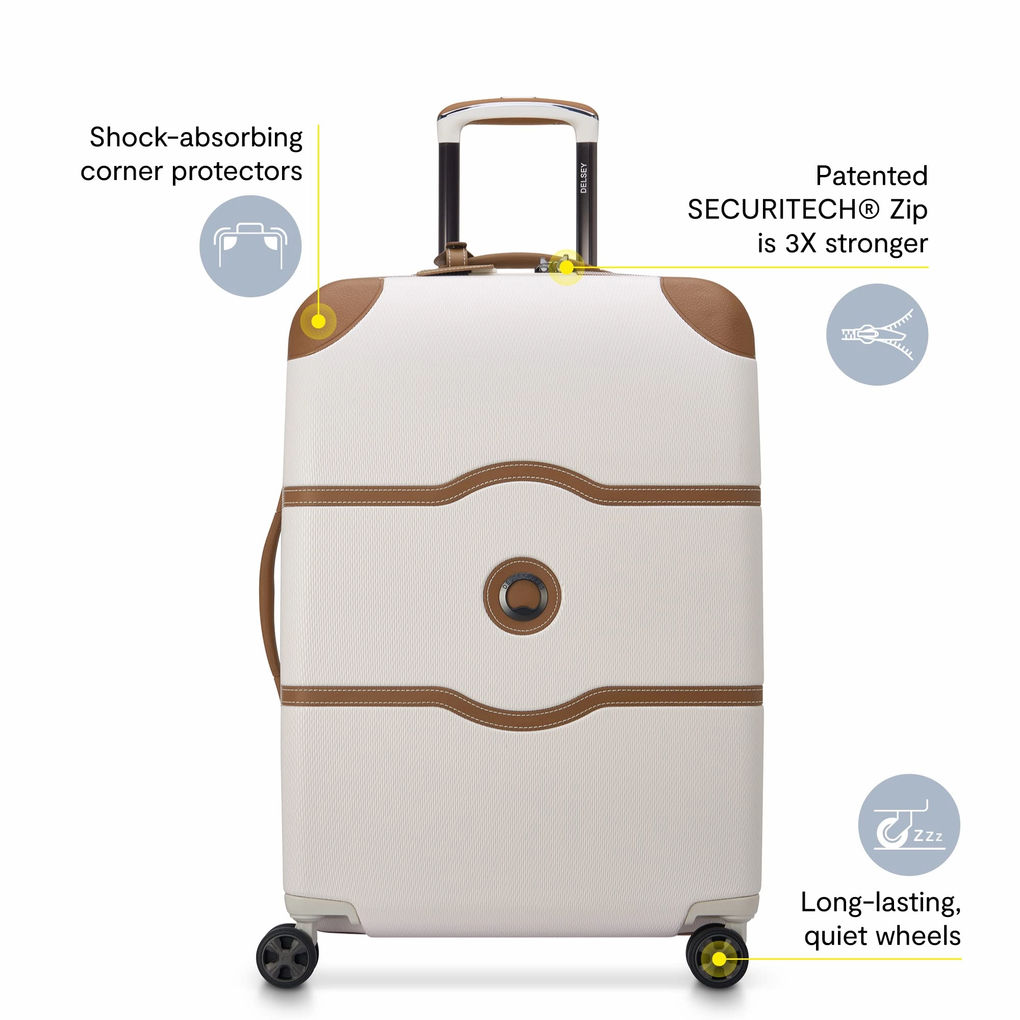 DELSEY Paris Chatelet Air 2.0 Hardside Luggage with Spinner Wheels