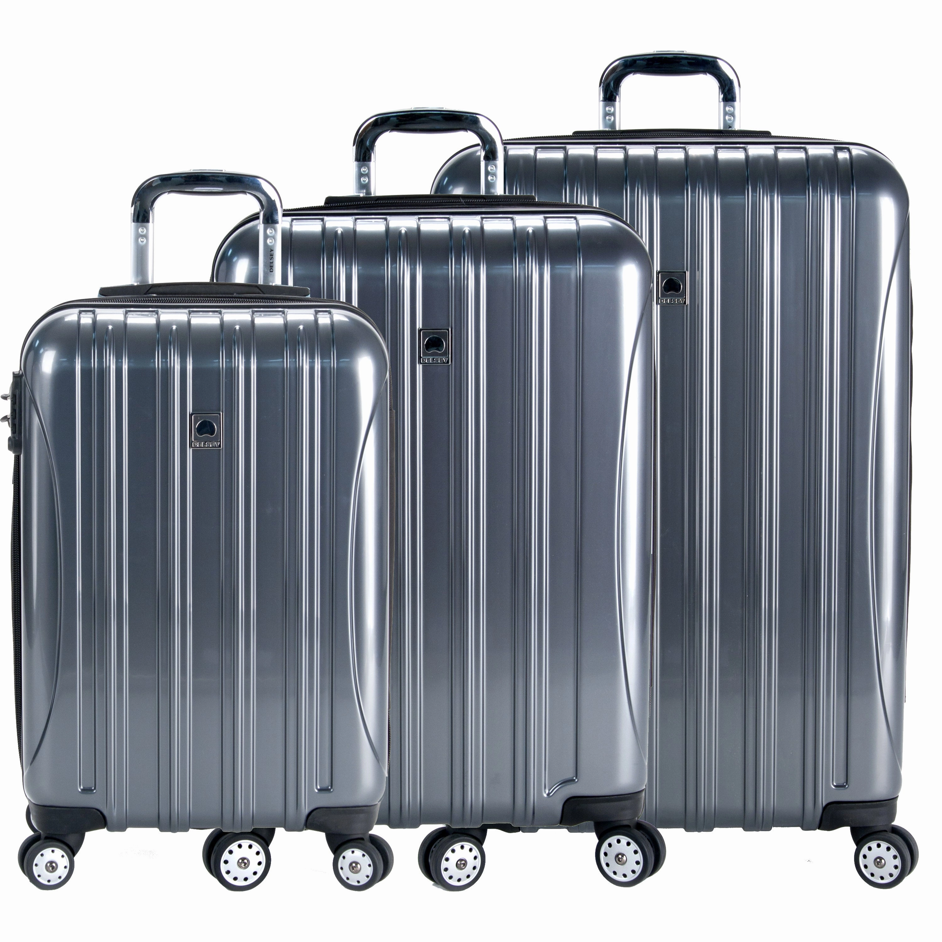 DELSEY Paris Helium Aero 3 Piece Set (21"/25"/29") 4-Wheel Luggage Sets