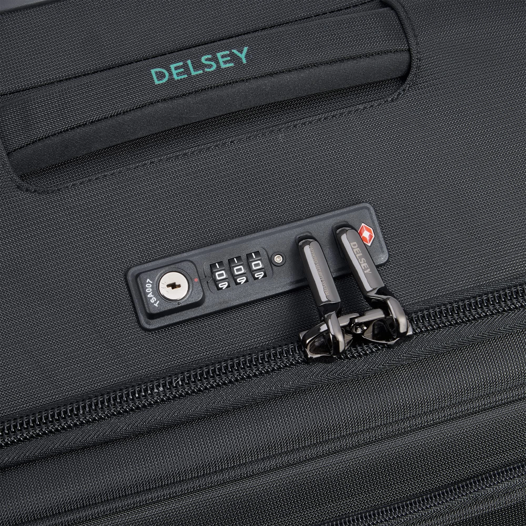 Delsey Paris Helium DLX Softside Expandable 25" Luggage with Spinner Wheels