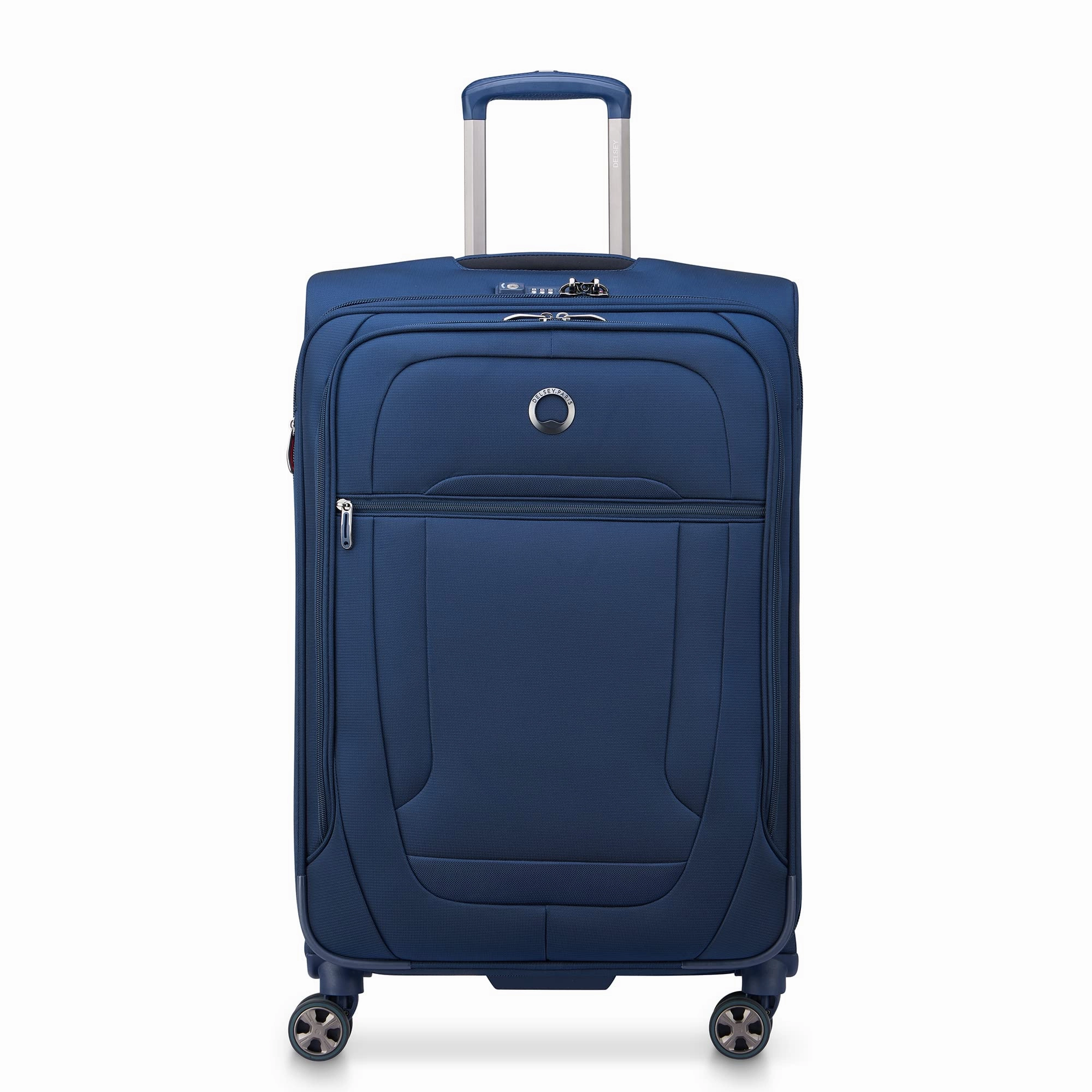 Delsey Paris Helium DLX Softside Expandable 25" Luggage with Spinner Wheels