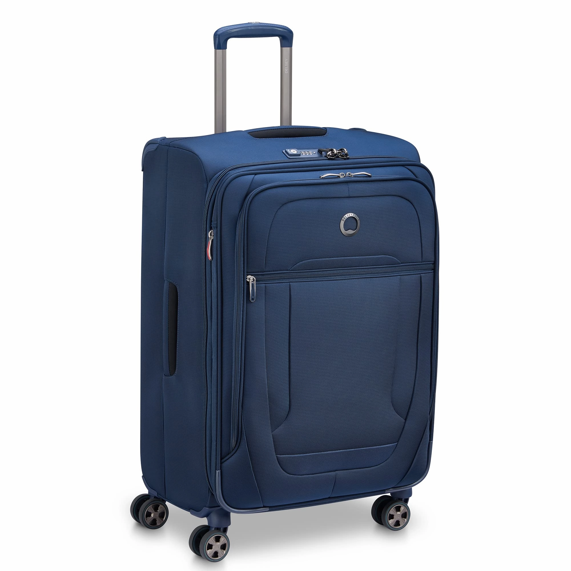 Delsey Paris Helium DLX Softside Expandable 25" Luggage with Spinner Wheels
