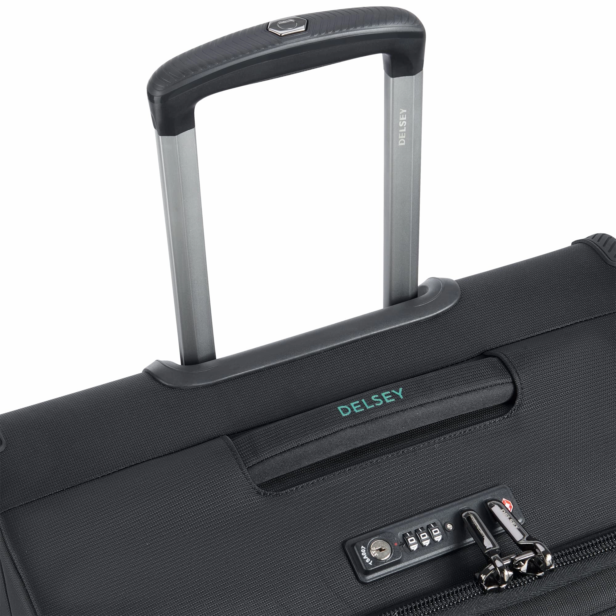 Delsey Paris Helium DLX Softside Expandable 25" Luggage with Spinner Wheels
