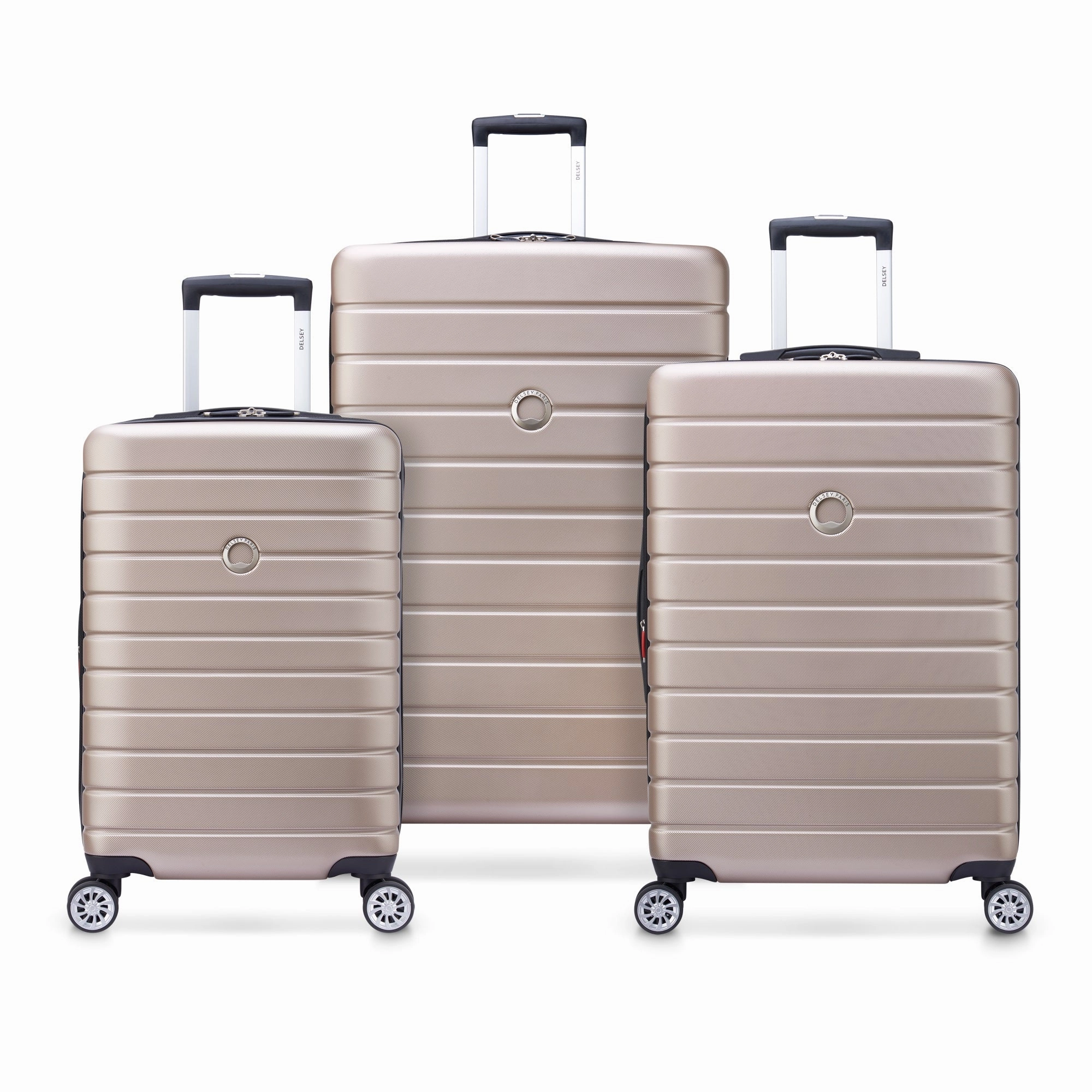 Delsey Paris Jessica 3 Piece Set Hardside Expandable Luggage with Spinner Wheels