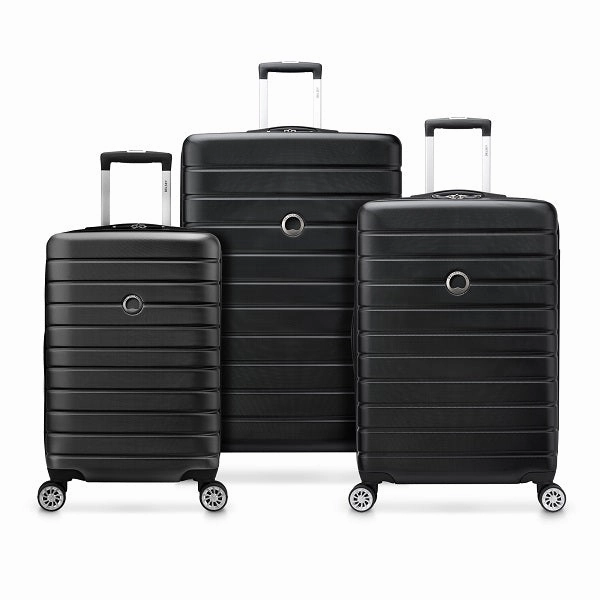 Delsey Paris Jessica 3 Piece Set Hardside Expandable Luggage with Spinner Wheels