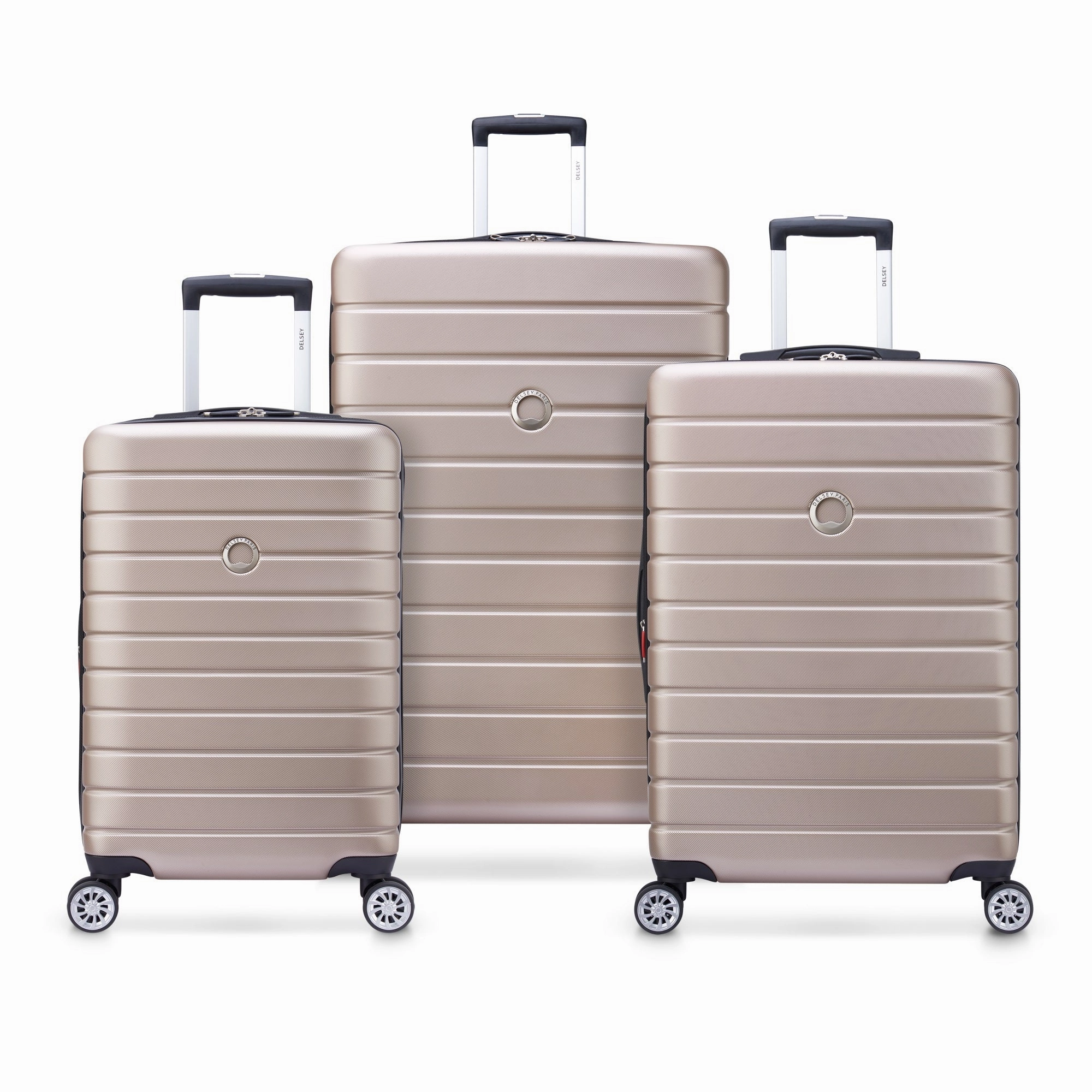 Delsey Paris Jessica 3 Piece Set Hardside Expandable Luggage with Spinner Wheels
