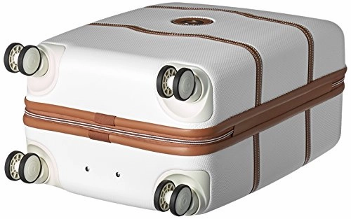 DELSEY Paris Luggage Chatelet Hard  Carry On Spinner Suitcase Hardcase with Lock, Champagne