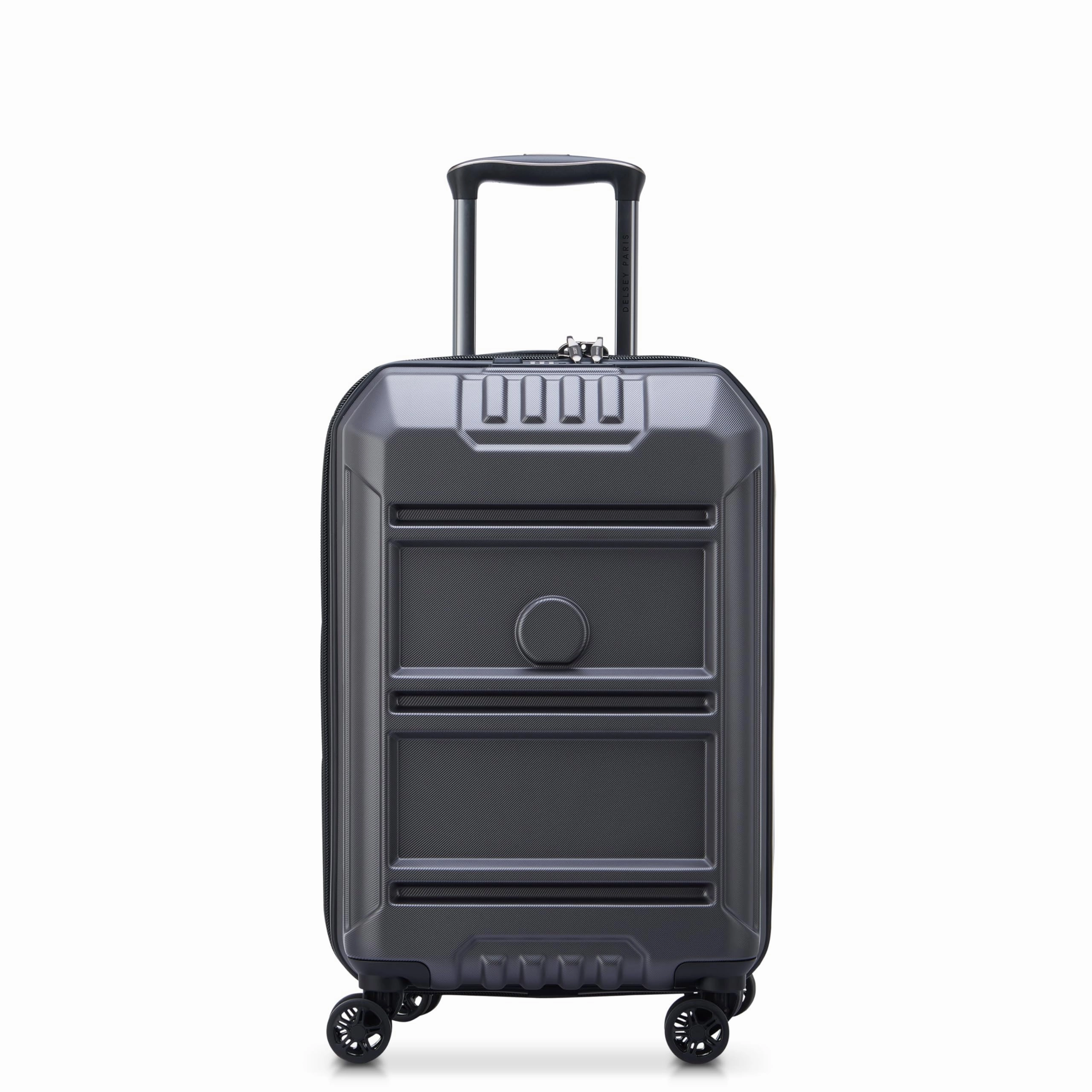 DELSEY Paris Rempart Hardside Expandable Luggage Trunk with Spinner Wheels (Carry-On 19 Inch)