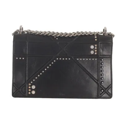 Dior Black Diorama Chain Bag #8E - Preloved Designer Shoulder Bag