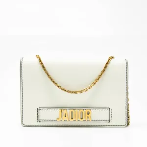 Dior J??adior White Wallet On Chain
