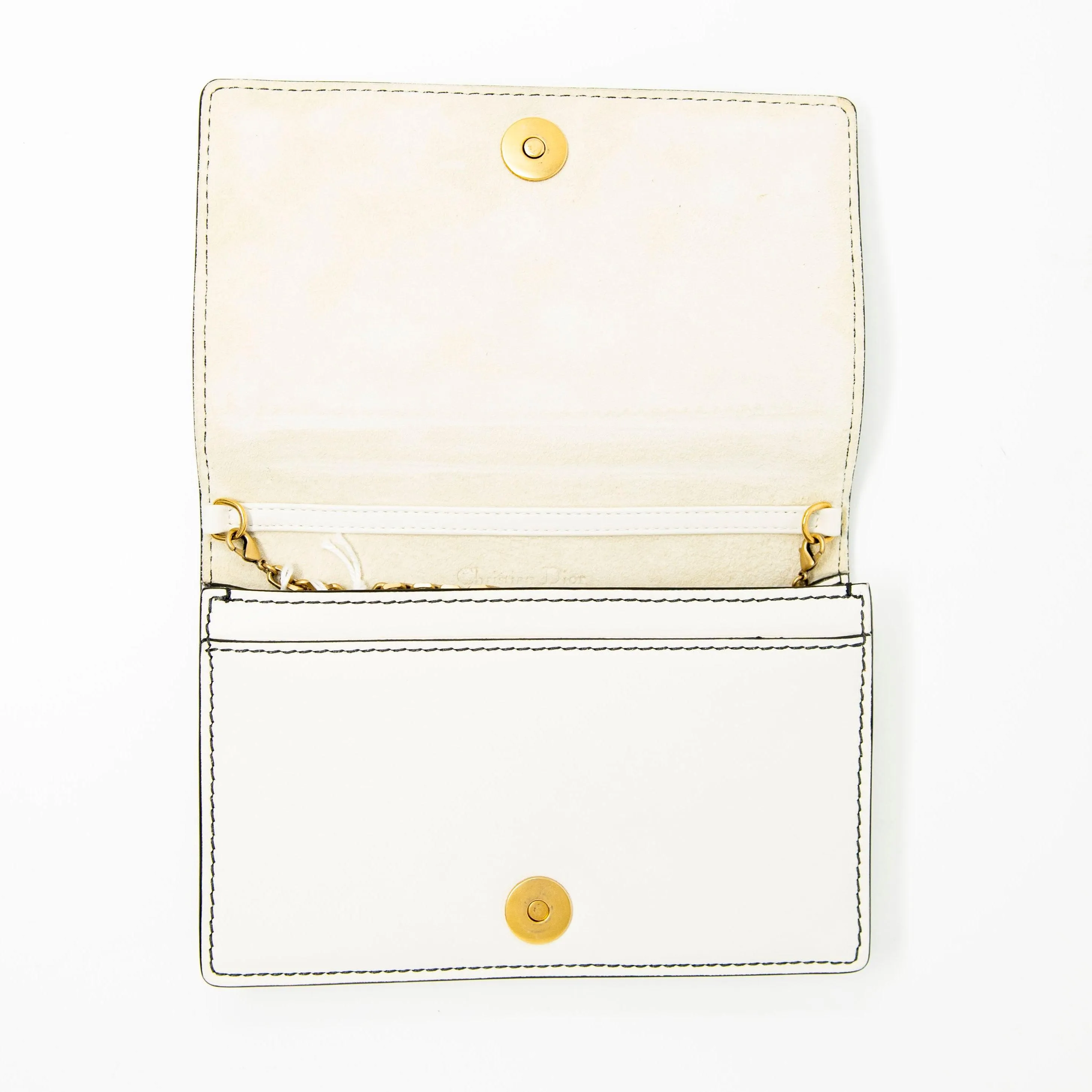 Dior J??adior White Wallet On Chain