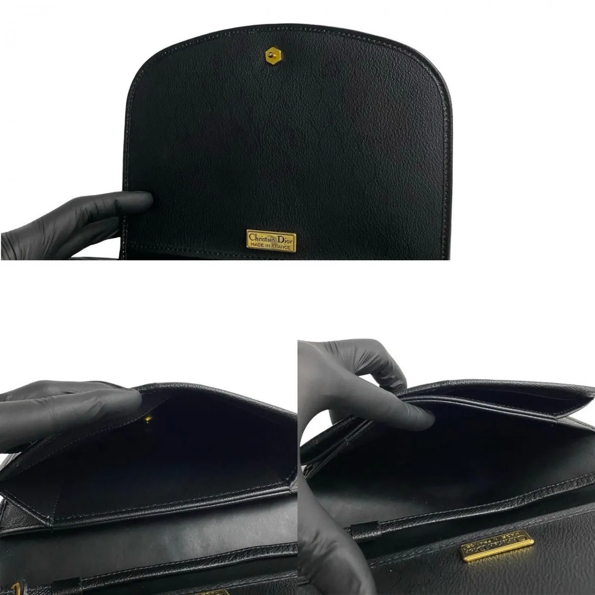 Dior Shoulder Bag leather black